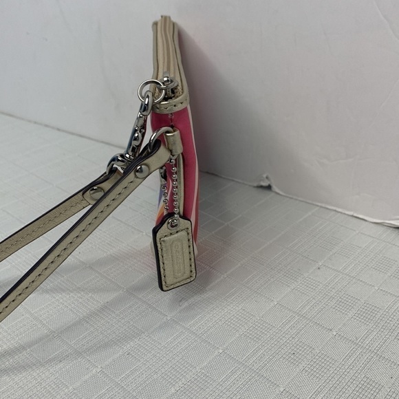 Bonnie Cashin legacy striped Coach wristlet - Picture 4 of 8